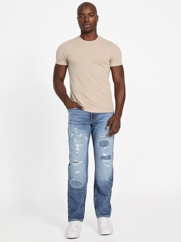 GUESS Men's Eco Mason Patch Jeans in Saudi Arabia