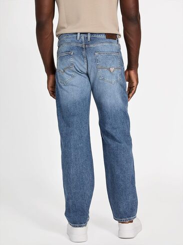 GUESS Men's Eco Mason Patch Jeans in Saudi Arabia