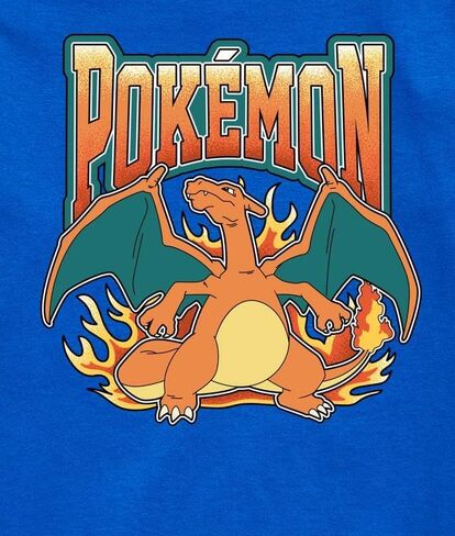 Pokémon - Charizard Collegiate - Toddler and Youth Short Sleeve T-Shirt in Saudi Arabia
