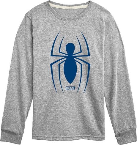 Marvel Spider-Man - Spider Logo - Toddler and Youth Long Sleeve Graphic T-Shirt in Saudi Arabia