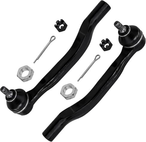 Detroit Axle - Front 6pc Tie Rods Kit for 98-02 Honda Accord, 99-03 Acura TL, 01-03 CL, 4 Outer & Inner Tie Rod Ends 2 Boots 1998 1999 2000 2001 2002 Replacement in Saudi Arabia