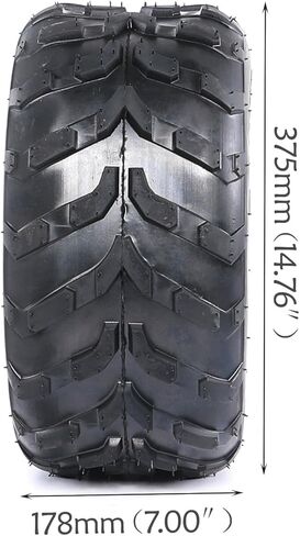 7" inch 16x8-7 Tire Tubeless 16x8x7 Tire 200/55-7 For ATV Quad Go Kart 4 Wheelers Mini Bike ATC70 Taotao Coolster 70cc 90cc 110cc 125cc (1) in Saudi Arabia