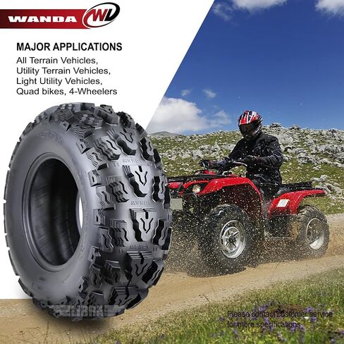 WANDA 4 Sport ATV tires 21x7-10 21x7x10 Front & 20x10-9 20x10x9 Rear Deep Tread in Saudi Arabia