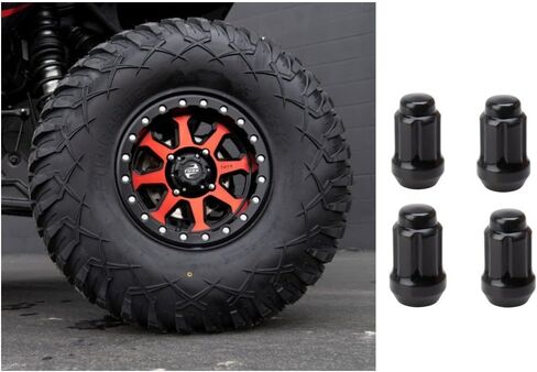 Tusk Single Spare 32x10-15 Tusk TERRABITE إطار UTV عالي التحمل 8 طبقات على عجلة UINTA Beadlock - متوافق مع نمط مسمار Polaris UTVs 4/156 يتضمن 4 صواميل العروة (4+3 إزاحة العجلات، حلوى) in Saudi Arabia