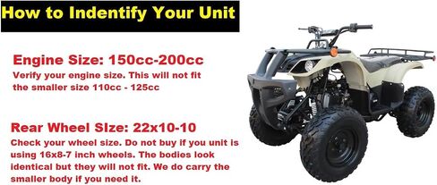 مجموعة مسند القدم اليسرى واليمنى من ATV لـ Coolster 3150، 3150DX 3150DX-2 3175U Tao Tao Bull 150 Bull 200 وRhino 250 Vitacci 125cc Utility Style ATV in Saudi Arabia