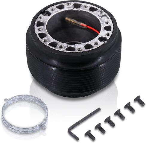 AJP Distributors Performance Racing Upgrade JDM 6 Hole Bolt Steering Wheel Adapter Hub Removable Release Connector Boss Kit For Accord CB7 Prelude BB1 BB2 BB3 BB4 1990 1991 1992 1993 1994 1995 1996 in Saudi Arabia