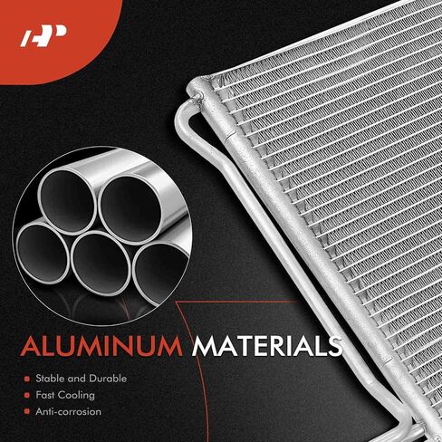 A-Premium Air Conditioning A/C Condenser Compatible with Volvo C30 2008, C70 2006-2008, S40 2004-2008, V50 2005-2008, 1.9L 2.4L 2.5L, Replace# 30647931 in Saudi Arabia
