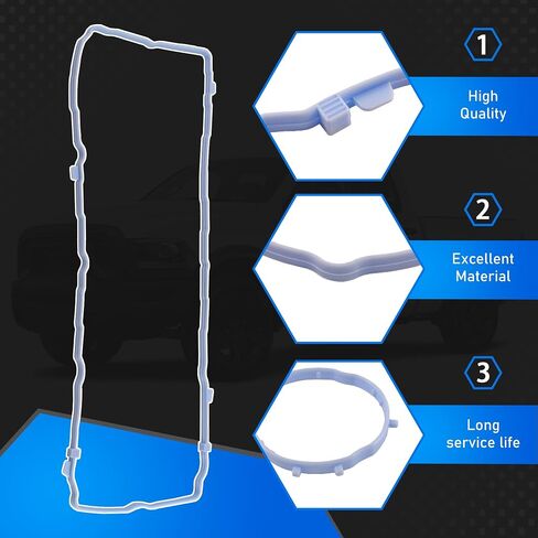 Engine Valve Cover Gasket Set Compatible with 2016-2022 Chrysler Pacifica Voyager Dodge Durango Jeep Grand Cherokee Wrangler Ram 1500 ProMaster 1500/2500/3500 Replaces VS50919 VC1184G in Saudi Arabia