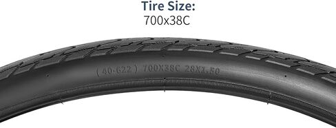 YUNSCM 700C Bike Tires 700x38C/40-622 and 700C Bike Tubes Presta Valve and 2 Rim Strips Compatible with 700x36C 700x37C 700 x 38C 700x40C Bike Bicycle Tires and Tubes (W-2109) in Saudi Arabia