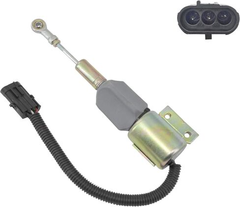 New Premium Fuel Shut Off Solenoid for Cummins 4BT / 6BT 5.9 Engines Hyundia Excavator R220-5 R210-3 Komatsu Excavator PC200-6 Syncro-Start 3931590 3932530 3935430 3939701 6733-81-9130 SA-4756-24 in Saudi Arabia
