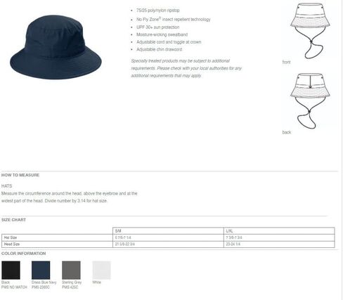 INK STITCH صمم قبعات دلو الشمس الخاصة بك بشعار للجنسين مع سلسلة - أسود (L/XL) in Saudi Arabia