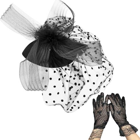 Fascinators Hat for Women, Organza Tea Party Headband Wedding Hat Headband Hairpin Fascinator Headpiece in Kuwait