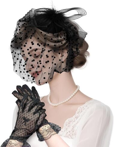 Fascinators Hat for Women, Organza Tea Party Headband Wedding Hat Headband Hairpin Fascinator Headpiece in Kuwait