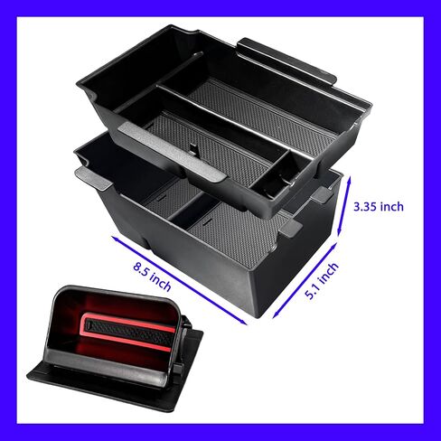 2024 2025 Crosstrek Center Console Organizer Tray for 2024 2025 Subaru Crosstrek 2024 Impreza Center Armrest Storage Box for Crosstrek 2024 Accessories Imprez Storage Box Double Layer in Saudi Arabia