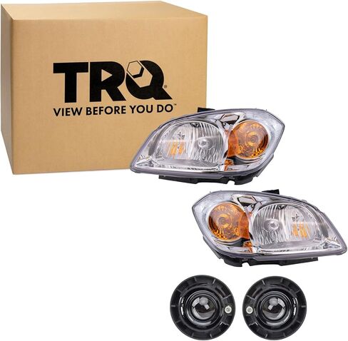 TRQ Lighting Kit GM2502282 GM2503274 GM2592149 Compatible with 2005-2010 Chevrolet Cobalt 2007-2009 Pontiac G5 in Saudi Arabia