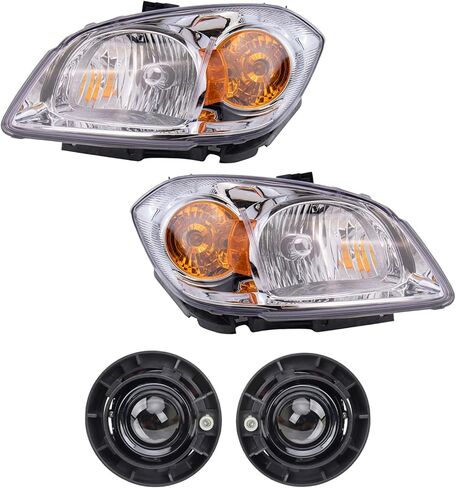 TRQ Lighting Kit GM2502282 GM2503274 GM2592149 Compatible with 2005-2010 Chevrolet Cobalt 2007-2009 Pontiac G5 in Saudi Arabia