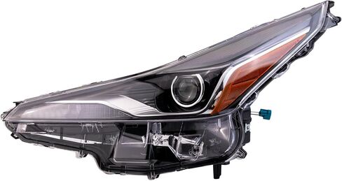TRQ Left Headlight Assembly Driver Side Compatible with 2019-2022 Toyota Prius TO2502282 in Saudi Arabia