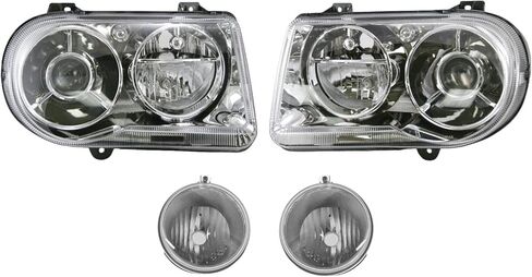طقم إضاءة TRQ CH2502167 CH2503167 CH2592135 متوافق مع 2007-2010 كرايسلر 300 in Saudi Arabia