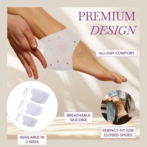 وسائد وسادة الكعب الفاخرة للأطفال من Ballotte، مقابض الكعب/بطانات الكعب للأولاد/البنات، وسادات خلفية للكعب للأحذية الكبيرة جدًا، حشوات كعب الأحذية للفتيات/الأولاد (الديناصورات (4 عبوات)) in Kuwait