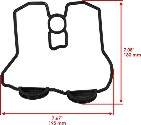 Caltric Cylinder Head Cover 1 Gasket Compatible with Yamaha Grizzly 700 YFM700 4x4 2016-2018 in Saudi Arabia