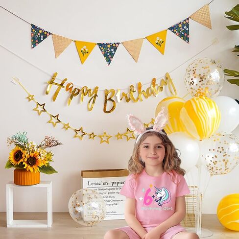 Girls 6th Birthday Shirts for Kid Girls 6 Years Old Birthday Outfit Pink in Saudi Arabia
