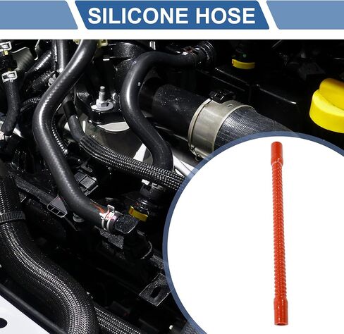 X AUTOHAUX 1 قطعة 38 مللي متر 1.50 "ID 500 مللي متر 19.69" طول 0 درجة الأحمر سيارة خرطوم سيليكون خرطوم التبريد العالمي in Saudi Arabia