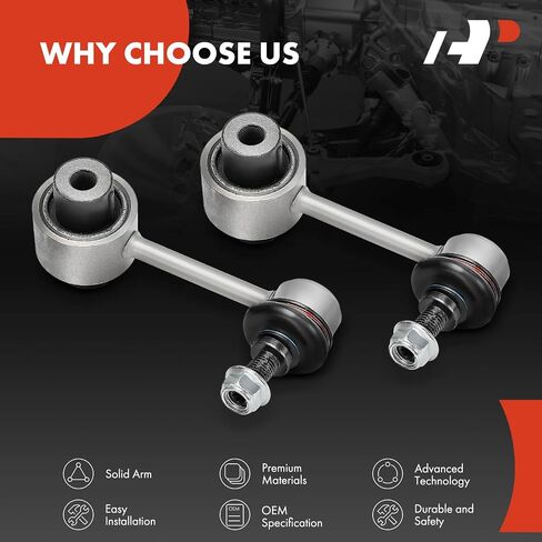 A-Premium 2 × وصلات شريط التثبيت الخلفية، متوافقة مع Subaru Impreza 2008-2016، WRX 2015-2023، WRX STI 2015-2021 in Saudi Arabia