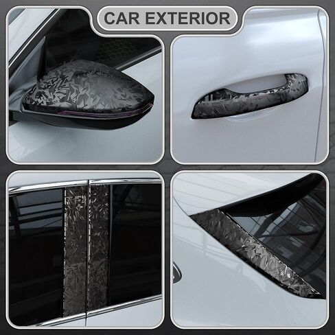 Lypumso Silver Vinyl Wrap, Mirror Chrome Silver Self Adhesive Car Wrap Vinyl Sticker Decal Film Sheet DIY Auto Paint Replacement for Car Motorcycles Interior Exterior 1ft x 10ft in Kuwait