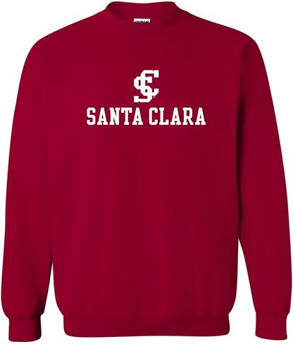 CreateMyTee | Santa Clara University Crewneck Sweatshirt in Saudi Arabia