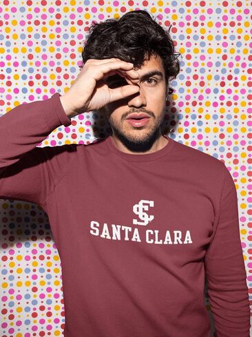 CreateMyTee | Santa Clara University Crewneck Sweatshirt in Saudi Arabia