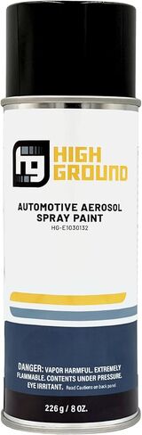 HIGH GROUND (TRI-STAGE Factory Matched Automotive Spray Paint for Toyota Automobiles (Toyota 070 White Pearl Crystal Shine, 8 oz Solvent) (TRI-STAGE PAINT) in Saudi Arabia