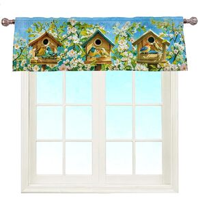 البوهيمي الأزهار الداليا التمرير بيزلي نافذة الستار الستارة بوهو للديكور الخصوصية قضيب الجيب 52 × 16 بوصة in Kuwait