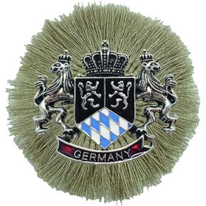 قبعة معدنية على الطراز الألماني بشراشيب أسد بايرن ميونخ "ألمانيا" إكسسوار أزياء | OktoberfestHaus in Kuwait