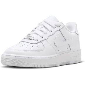 Nike Air Force 1 LE Big Kids' Shoes (FV5951-111, White/White/White/White) Size 1 in Saudi Arabia