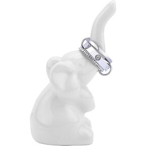 YU8 Elephant Ring Holder for Women Stackable Rings Set - Love Friendship Ring Wedding Bands with Gifts Holder for Jewelry Storage (Elephant+Ring, 8) in Saudi Arabia