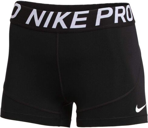 Nike Women's Pro 3" Training Shorts (US, Alpha, Medium, Regular, Regular, Baroque Brown) in Saudi Arabia