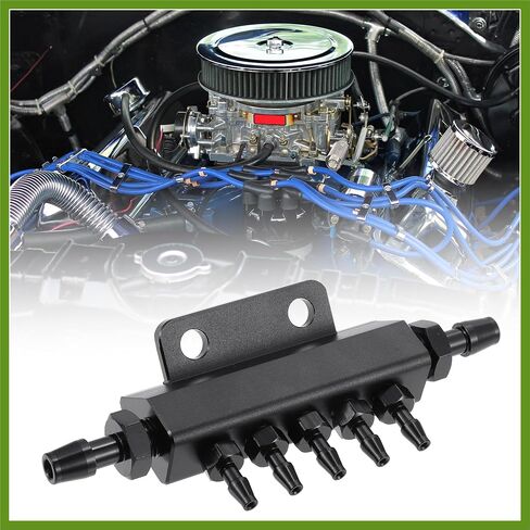 Universal Vacuum Manifold Kit 1/8" Ports 1/2" Interfaces Block Intake Manifold for Car Fuel Gas Wastegate Turbo Boost Replace Parts Vehicle Components in Saudi Arabia