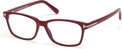 Tom Ford Eyeglasses FT 5713 -B 072 Shiny Transparent Pink/Blue Block Lenses in Saudi Arabia