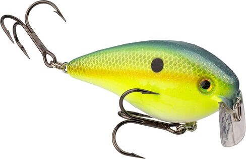 Strike King (HCKVD2.5W-538) KVD 2.5 Wake Bait Fishing Lure, 538 - Chartreuse Sexy Shad, 3/8 oz, Unique Clacking Sound in Saudi Arabia