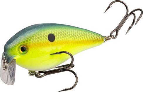 Strike King (HCKVD2.5W-538) KVD 2.5 Wake Bait Fishing Lure, 538 - Chartreuse Sexy Shad, 3/8 oz, Unique Clacking Sound in Saudi Arabia