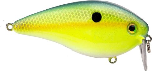 Strike King (HCKVD2.5W-538) KVD 2.5 Wake Bait Fishing Lure, 538 - Chartreuse Sexy Shad, 3/8 oz, Unique Clacking Sound in Saudi Arabia