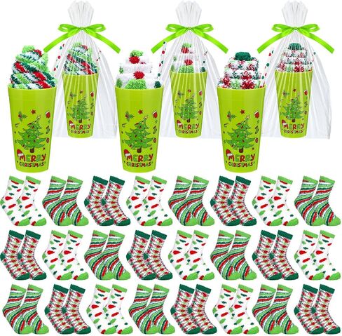 10 مجموعات مضحك عيد الميلاد كب كيك جوارب غامض للنساء لطيف رقيق DIY الجوارب الشتاء عيد الميلاد عيد ميلاد هدايا عيد السائبة in Saudi Arabia
