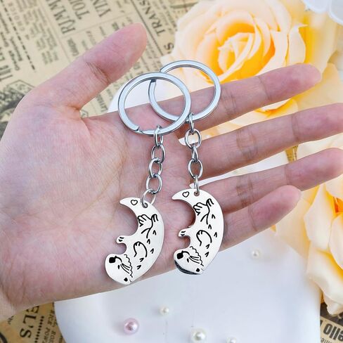 Funny Otter Gifts for Women Cute Matching Keychains for Couple Christmas Stocking Stuffers Gifts For Girlfriend Wife Boyfriend Husband Anniversary Engagement Wedding Valentines Day Gift For Her Him in Saudi Arabia