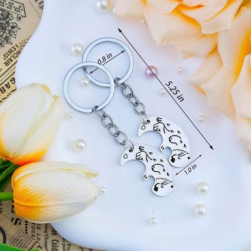 Funny Otter Gifts for Women Cute Matching Keychains for Couple Christmas Stocking Stuffers Gifts For Girlfriend Wife Boyfriend Husband Anniversary Engagement Wedding Valentines Day Gift For Her Him in Saudi Arabia