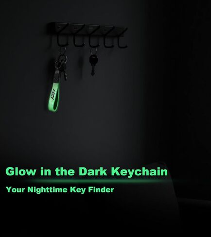 Custom Glow in The Dark Wristlet Keychain, Personalized Reflective Charm, Reflective Bag Pendant - Perfect for Bagpacks, Keys, Luggage in Saudi Arabia