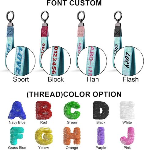 Custom Glow in The Dark Wristlet Keychain, Personalized Reflective Charm, Reflective Bag Pendant - Perfect for Bagpacks, Keys, Luggage in Saudi Arabia