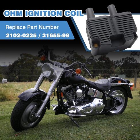 ملف إشعال 0.5 أوم متوافق مع Harley Davidson Dyna Softail Touring Sportster 1999-2006، بديل لـ 2102-0225 31655-99 in Kuwait