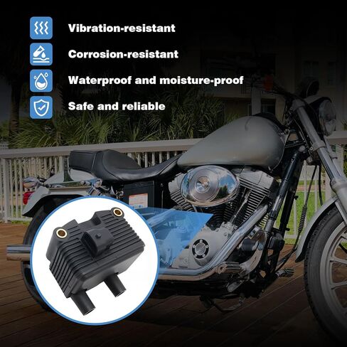 ملف إشعال 0.5 أوم متوافق مع Harley Davidson Dyna Softail Touring Sportster 1999-2006، بديل لـ 2102-0225 31655-99 in Kuwait