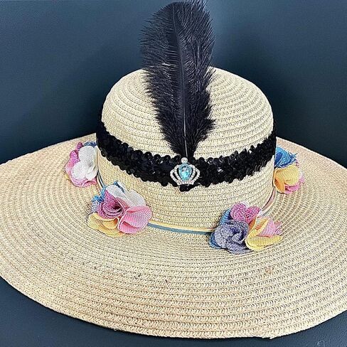 عصابة رأس للهالوين من عشرينيات القرن العشرين من أغطية الرأس لحفلات الكرنفال للنساء، عصابة رأس من الريش الزعنفة لحفلة غاتسبي in Kuwait