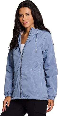 Avalanche Women's Rain Jacket with Zipper Pockets, Faux Fur Lined Rain Coat Sherpa Lined Coat Quick Drying Hiking Jacket in Saudi Arabia
